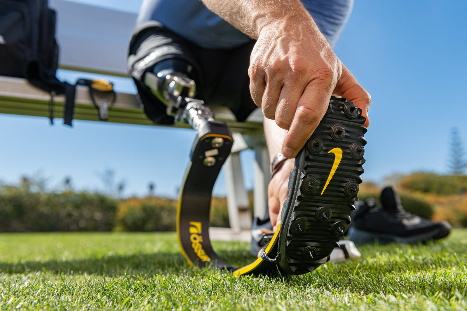 Blade prothesen voor hardlopen bij ACC