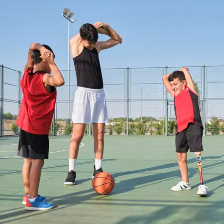Sportprothesen voor kinderen