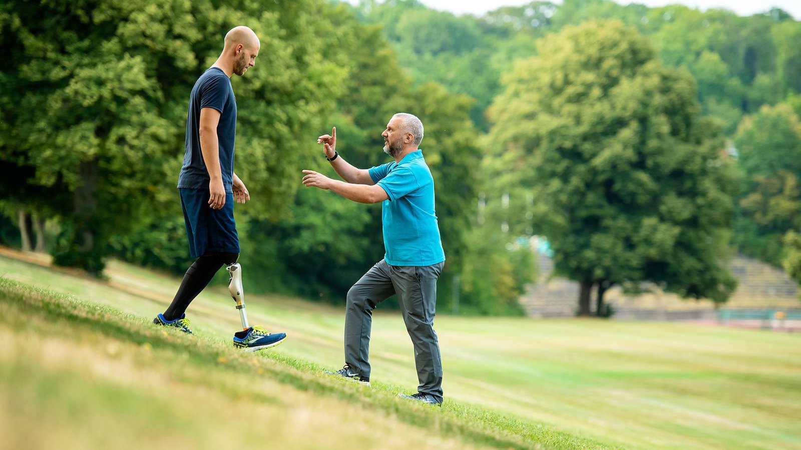 How long does prosthesis rehabilitation after amputation take?