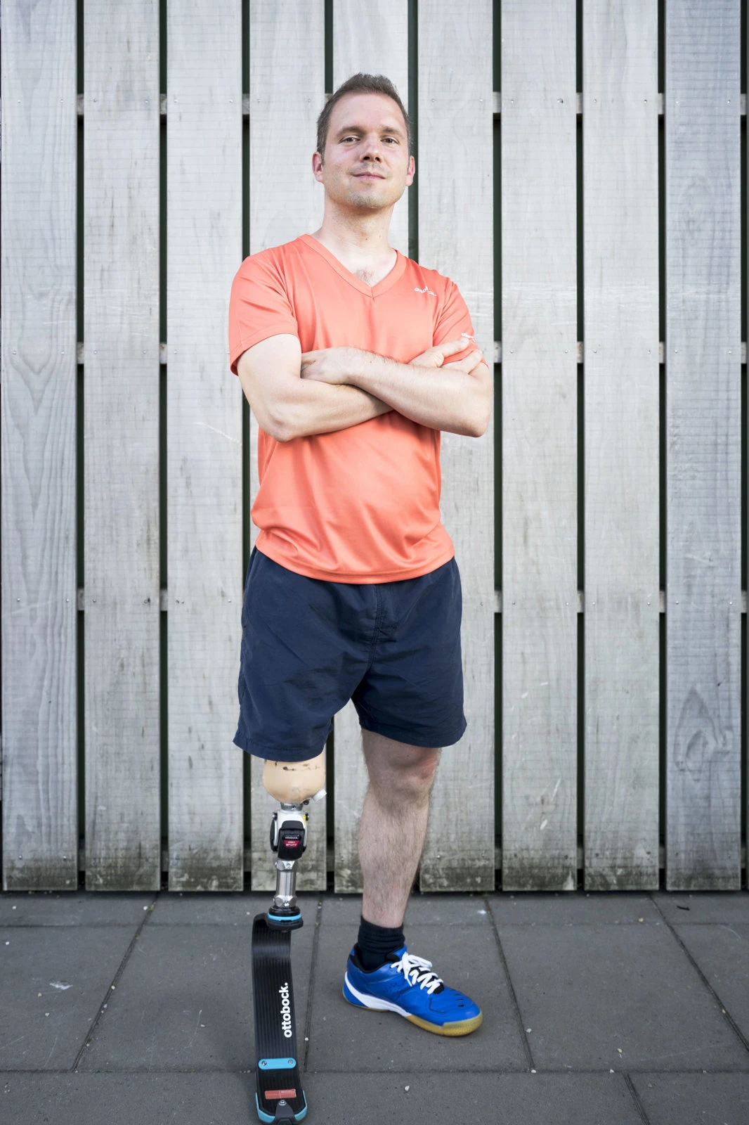 Prothèse de jambe légère pour sports compétitifs